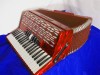 Aliante 3 voice piano accordion Red